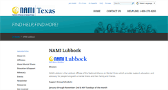 Desktop Screenshot of namilubbock.nami.org