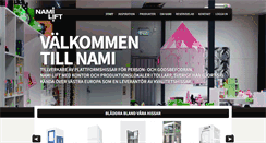 Desktop Screenshot of nami.se